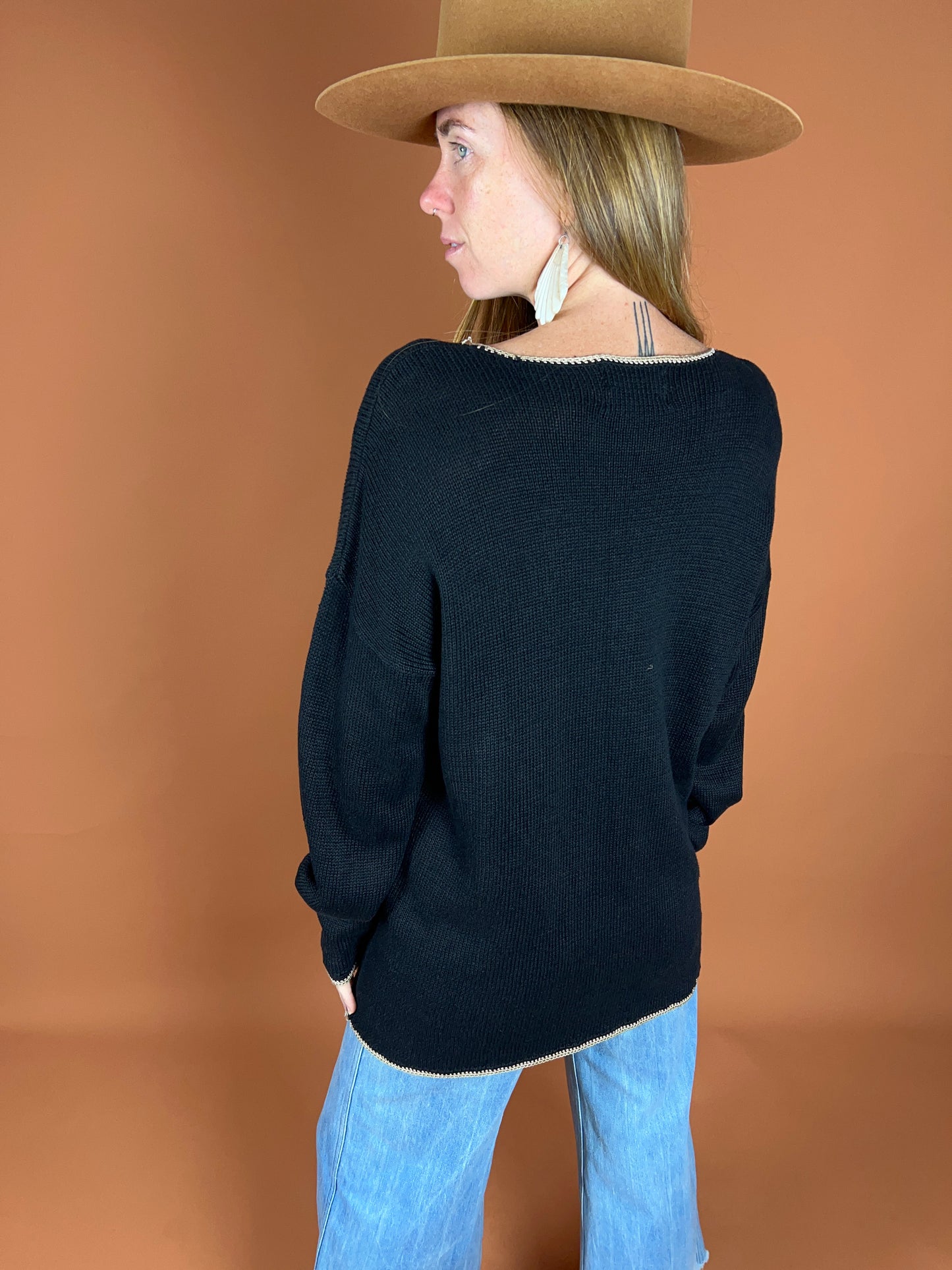 VINTAGE 80's Knit Jumper 12-14
