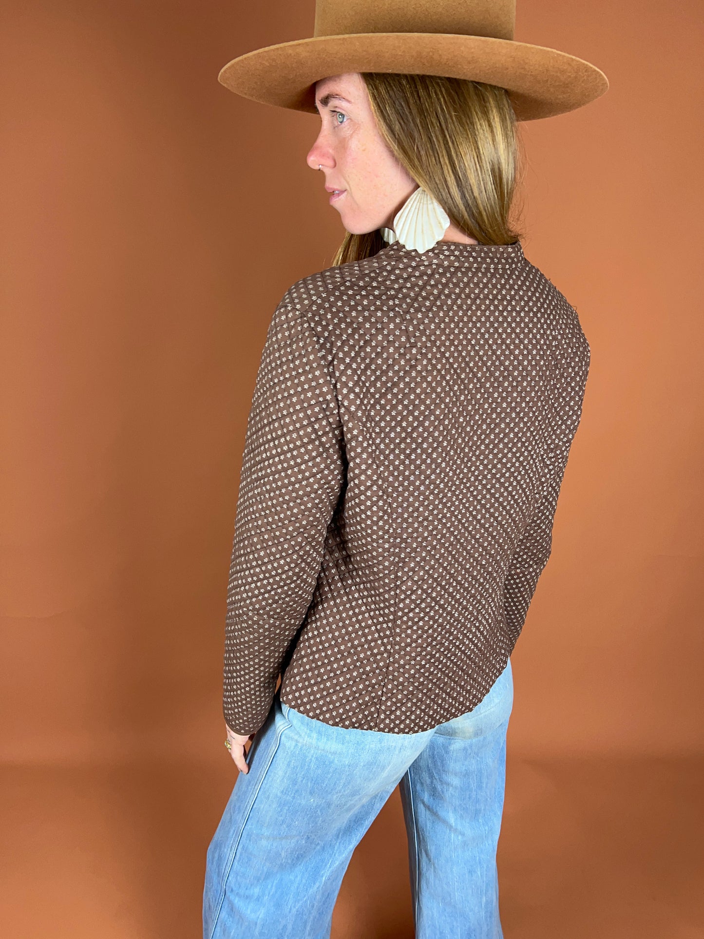 VINTAGE 80's Quilted Jacket 12