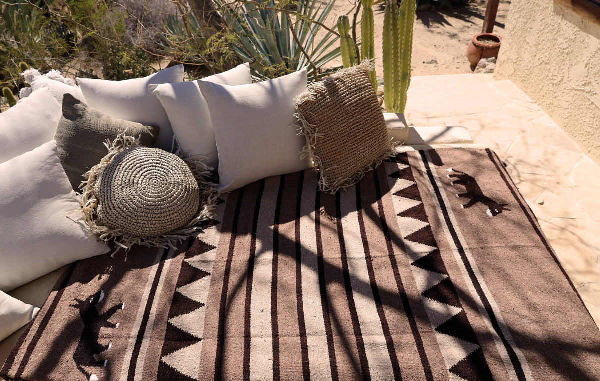 TRIBE & TRUE Burro Trails Handwoven Blanket