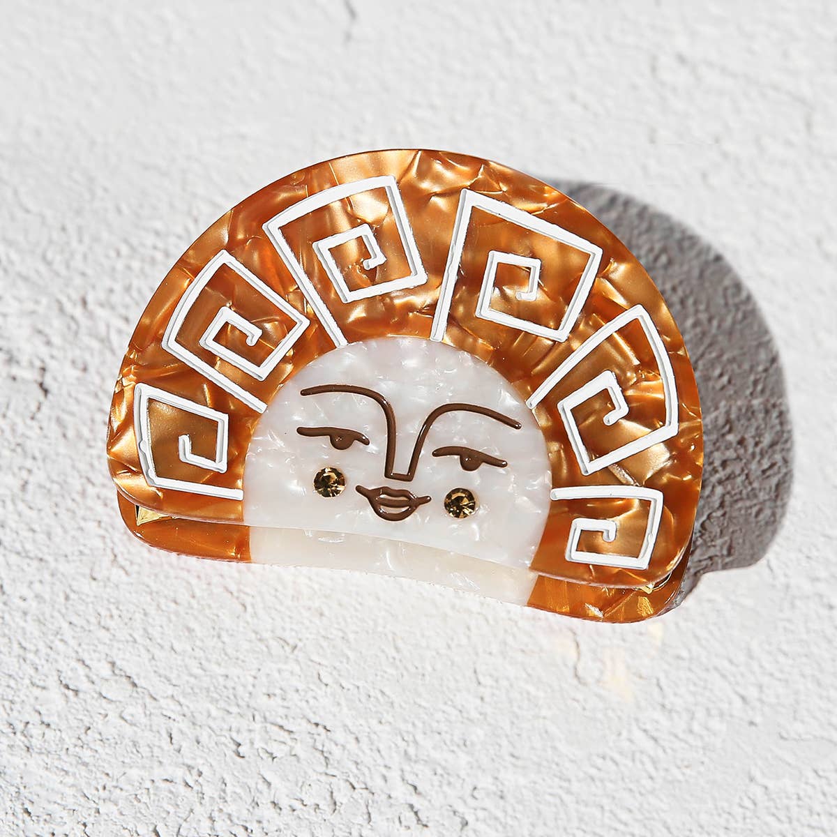 KINGSTON JEWELLERY Gold Grecian Sun Claw 