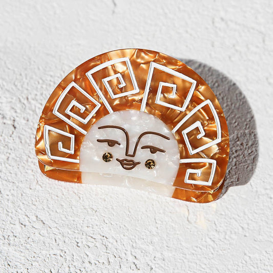 KINGSTON JEWELLERY Gold Grecian Sun Claw 