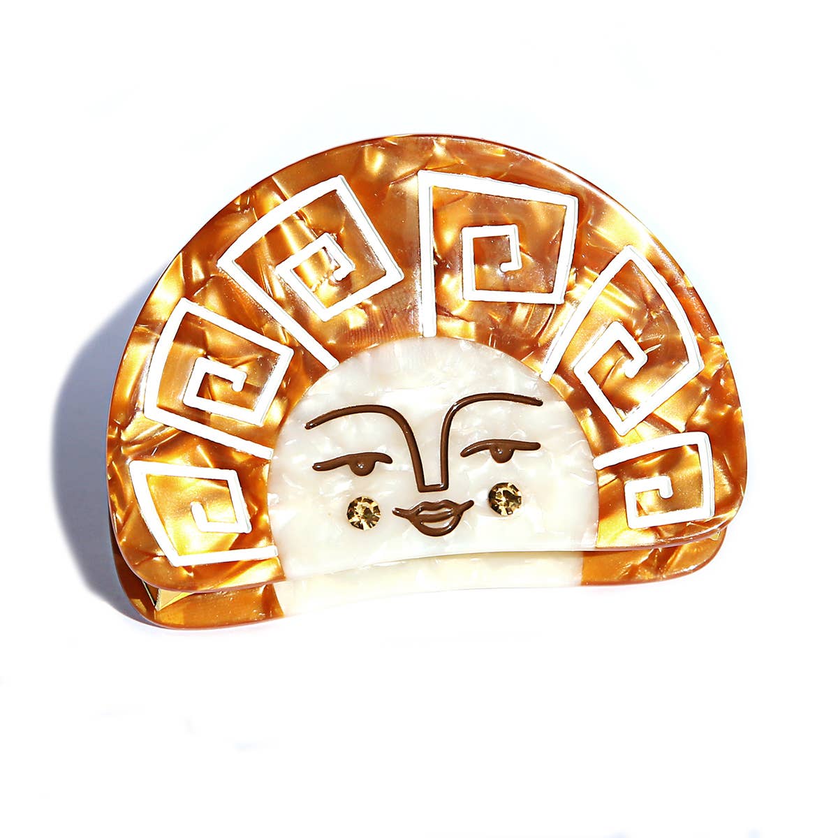 KINGSTON JEWELLERY Gold Grecian Sun Claw 