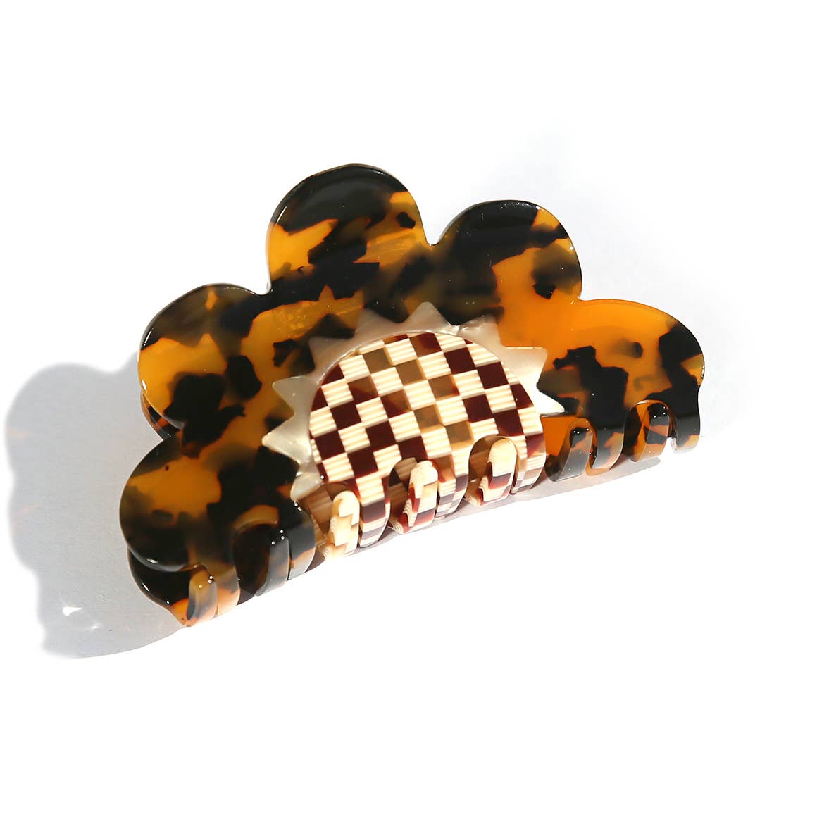 KINGSTON JEWELLERY Check Flower Claw