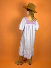 Load image into Gallery viewer, VTG Embroidered Dress 12-14